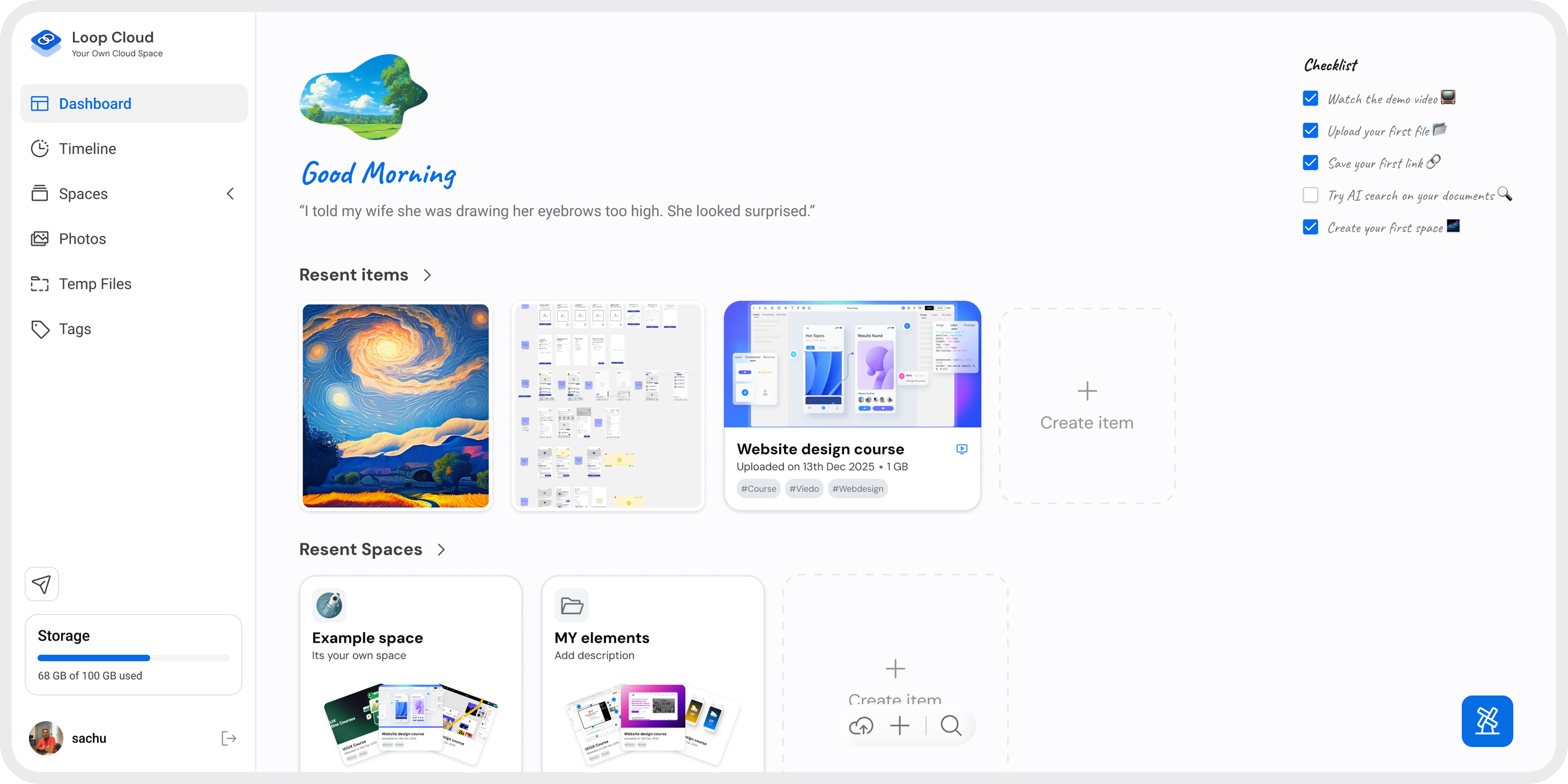 Loop Cloud Dashboard